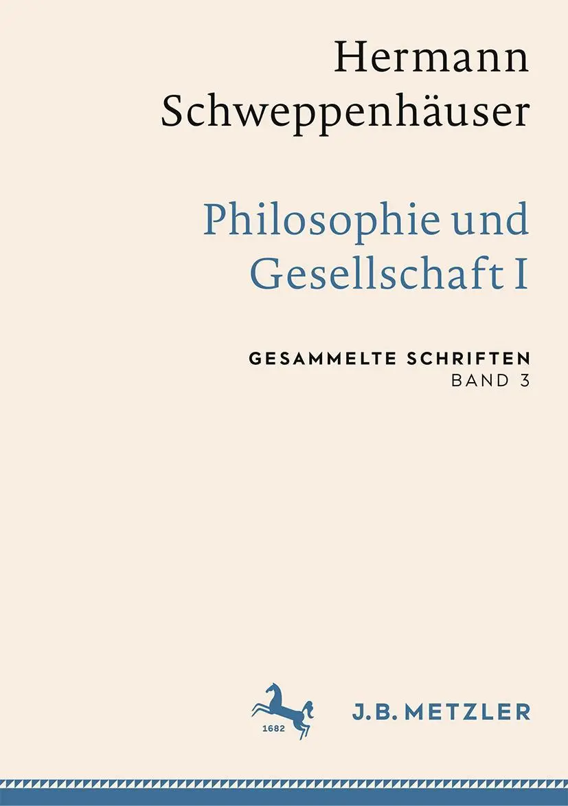 Cover: 9783662649619 | Hermann Schweppenhäuser: Philosophie und Gesellschaft I | Buch | vii