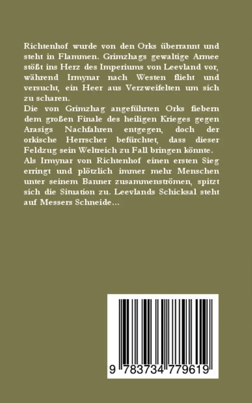 Rückseite: 9783734779619 | Die Antariksa-Saga VI | Der neue Arasig | Alexander Merow | Buch