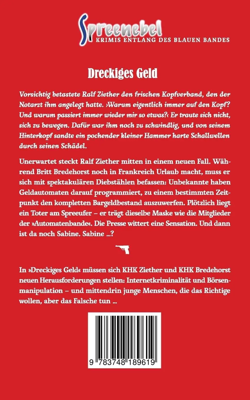 Rückseite: 9783748189619 | Dreckiges Geld | (Spreenebel - Berlin-Krimi 5) | Stephan Leenen | Buch