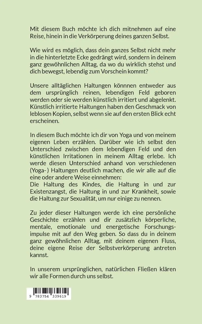 Rückseite: 9783754339619 | Mein Leben in Yogahaltungen | Reise in dein eigenes Selbst | Buch