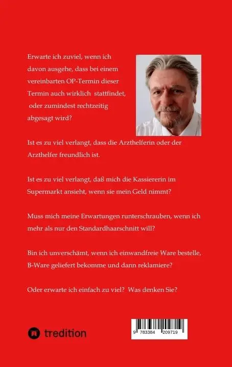 Rückseite: 9783384209719 | Zuviel erwartet | Herzgeschichten und andere | Roland Köhler | Buch