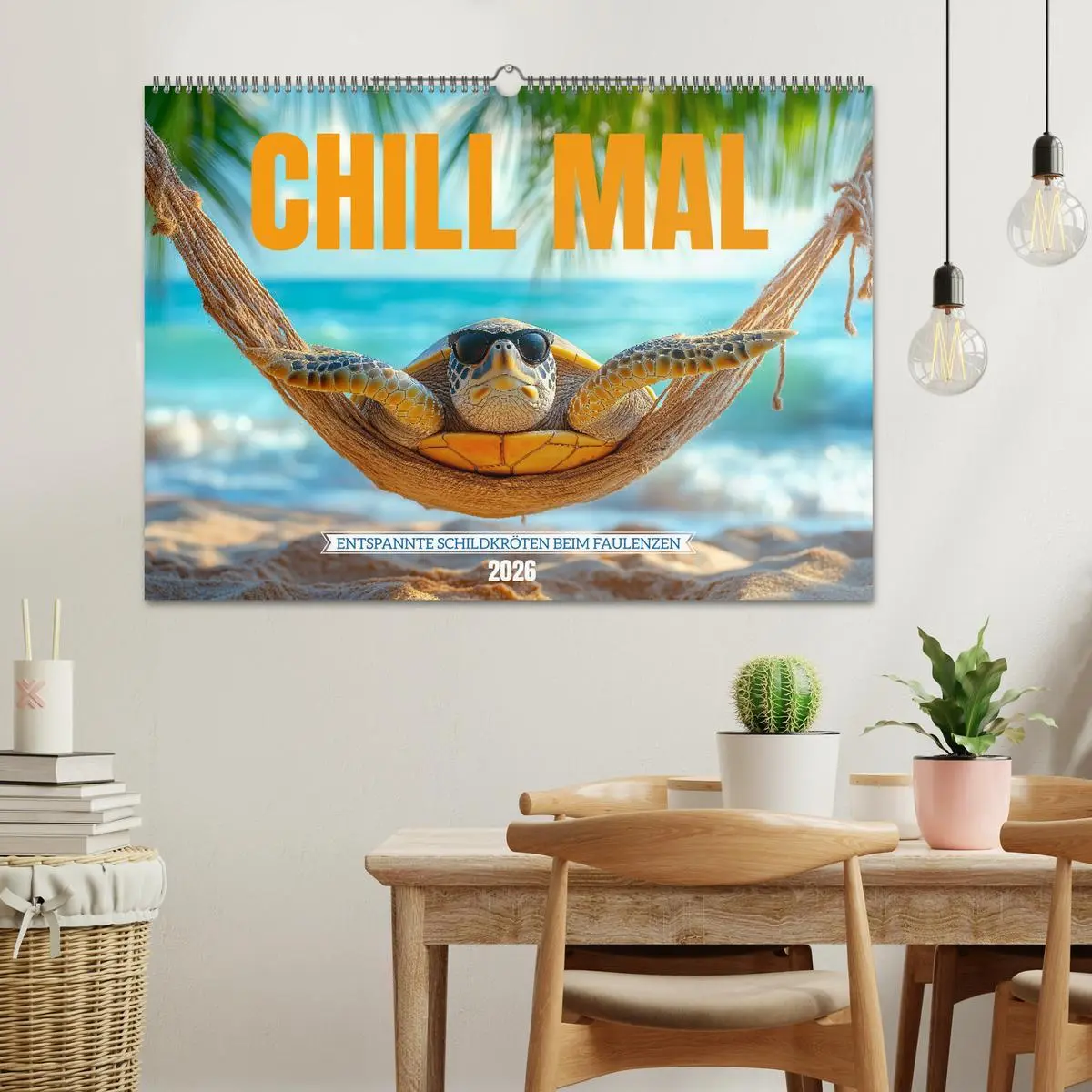 Bild: 9783457329719 | CHILL MAL - Entspannte Schildkröten beim Faulenzen (Wandkalender...