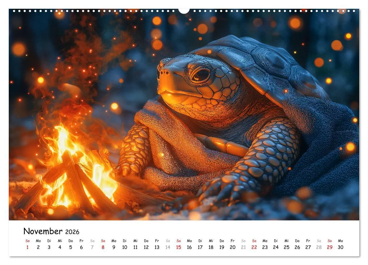 Bild: 9783457329719 | CHILL MAL - Entspannte Schildkröten beim Faulenzen (Wandkalender...