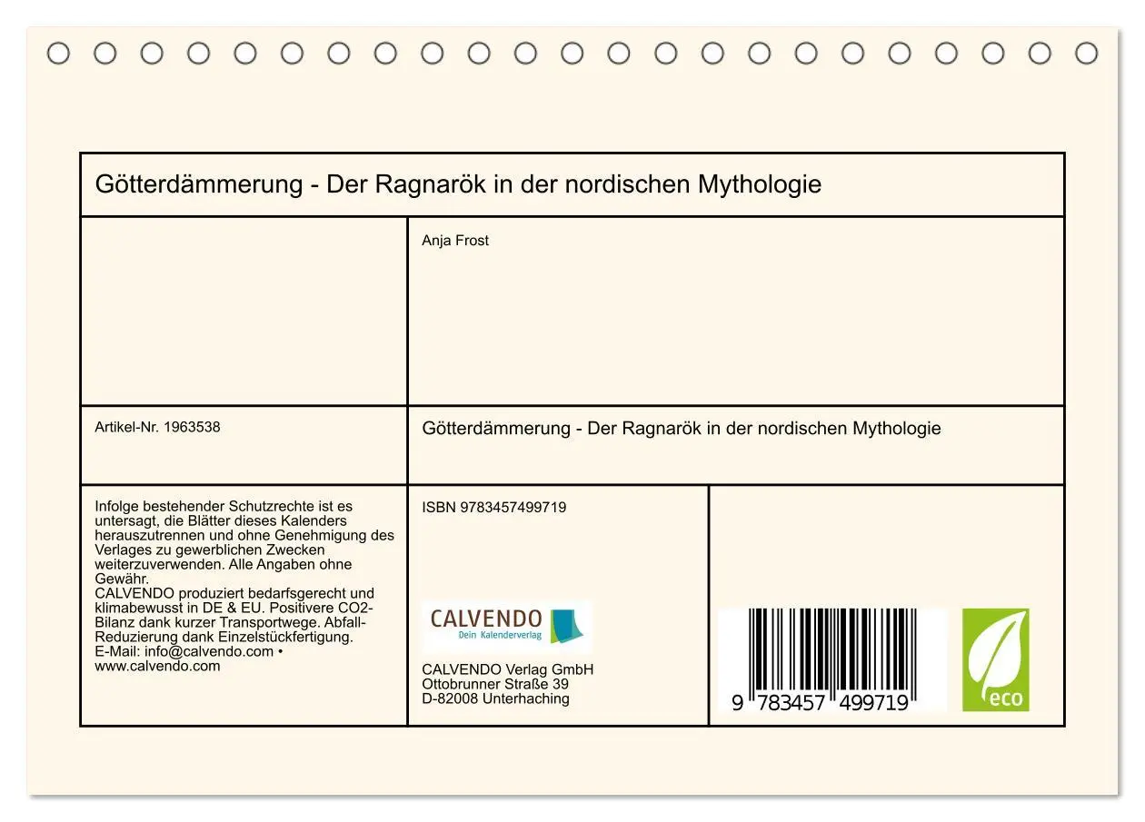 Bild: 9783457499719 | Götterdämmerung - Der Ragnarök in der nordischen Mythologie...