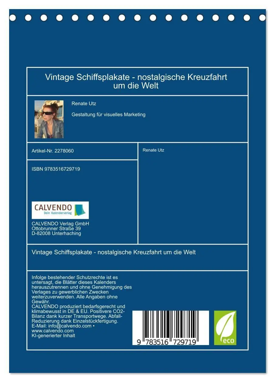 Bild: 9783516729719 | Vintage Schiffsplakate - nostalgische Kreuzfahrt um die Welt...