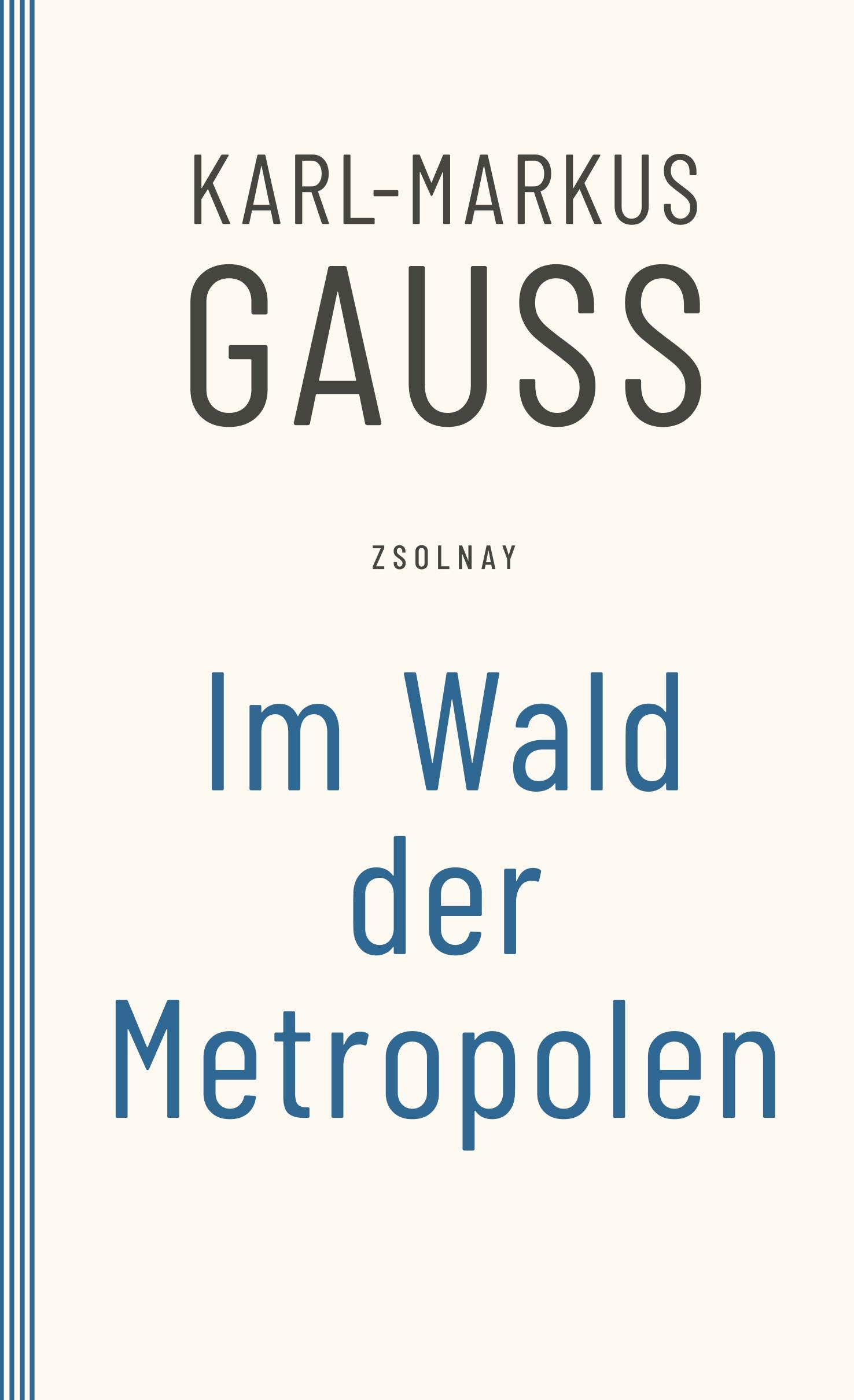 Cover: 9783552059719 | Im Wald der Metropolen | Karl-Markus Gauß | Taschenbuch | Paperback