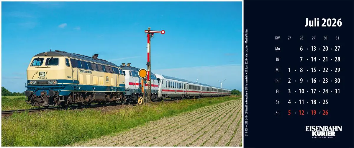 Bild: 9783844659719 | LokMotive 2026 | Kalender | 13 S. | Deutsch | 2026 | EK-Verlag