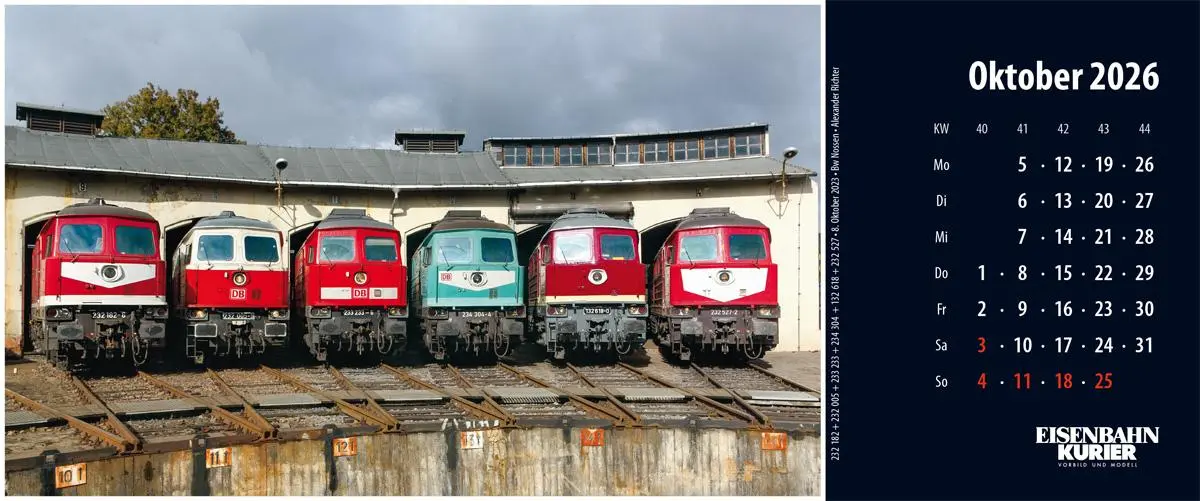 Bild: 9783844659719 | LokMotive 2026 | Kalender | 13 S. | Deutsch | 2026 | EK-Verlag