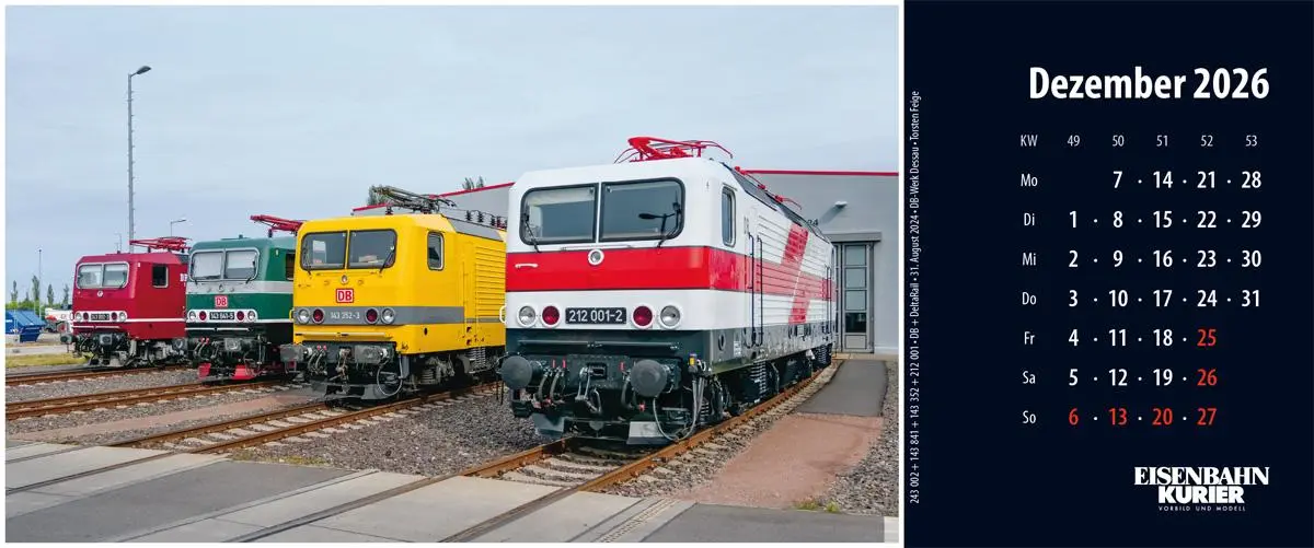 Bild: 9783844659719 | LokMotive 2026 | Kalender | 13 S. | Deutsch | 2026 | EK-Verlag