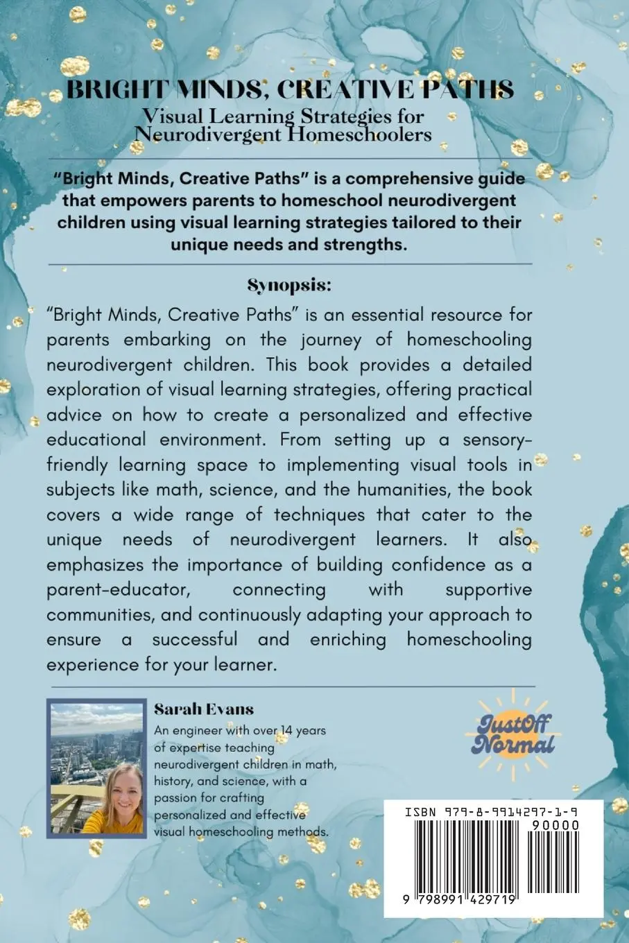 Rückseite: 9798991429719 | Bright Minds, Creative Paths | Sarah Evans | Taschenbuch | Englisch