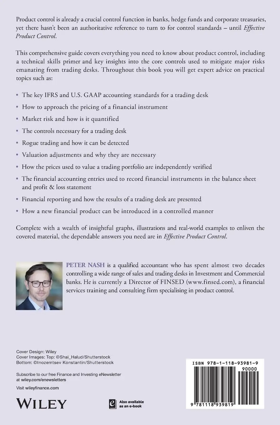Rückseite: 9781118939819 | Effective Product Control | Controlling for Trading Desks | Peter Nash