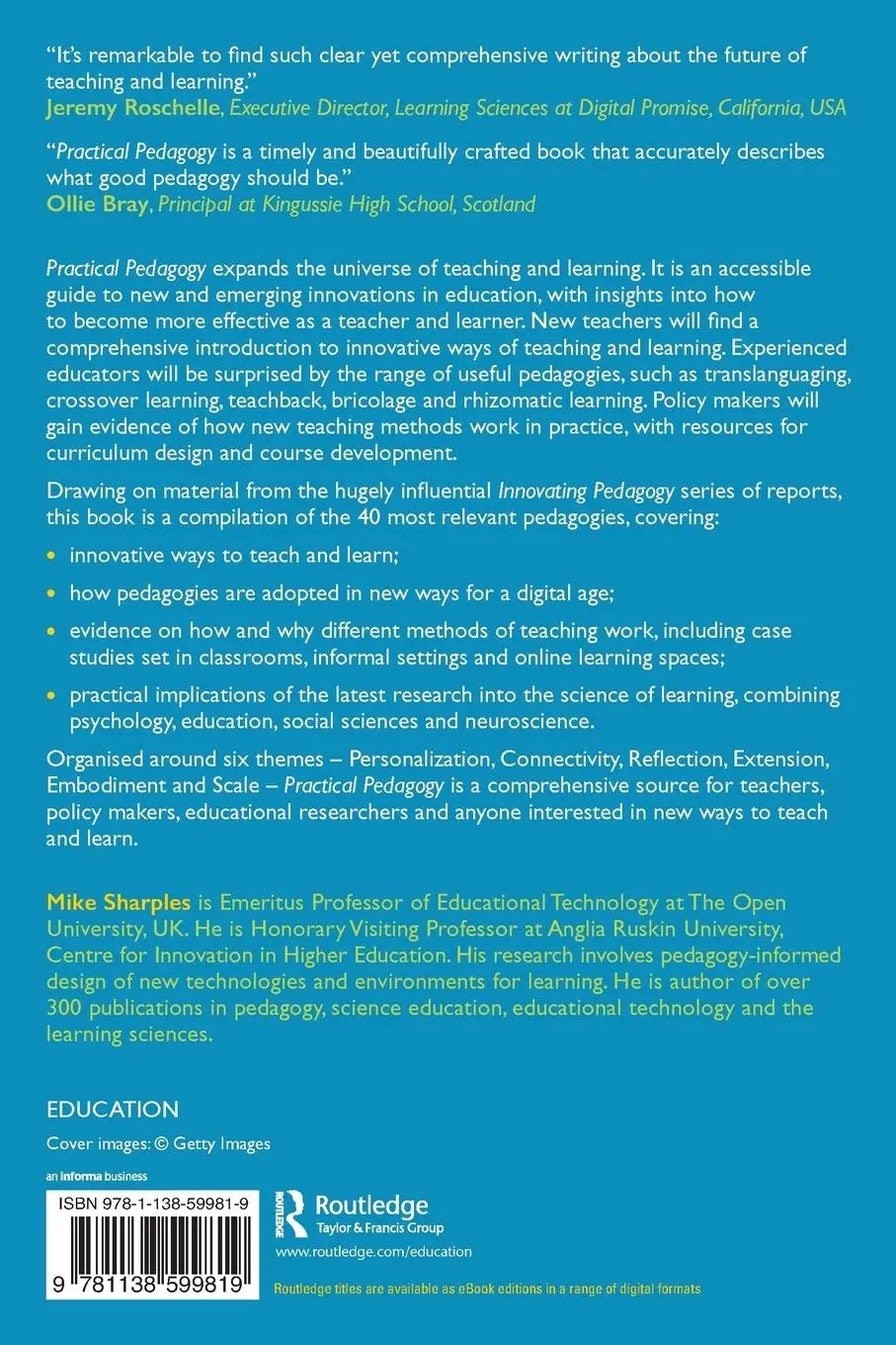 Rückseite: 9781138599819 | Practical Pedagogy | 40 New Ways to Teach and Learn | Mike Sharples