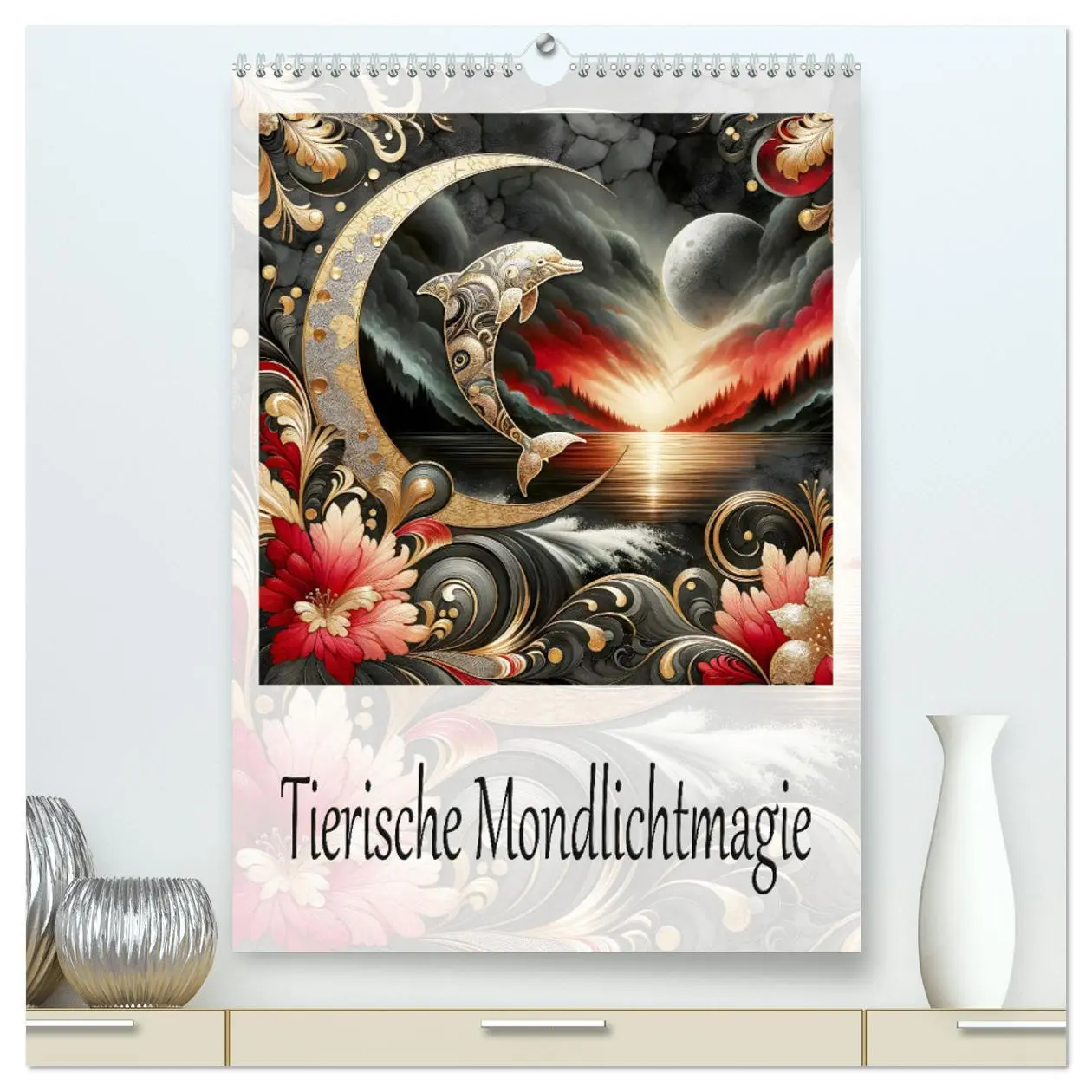 Cover: 9783457249819 | Tierische Mondlichtmagie (hochwertiger Premium Wandkalender 2026...