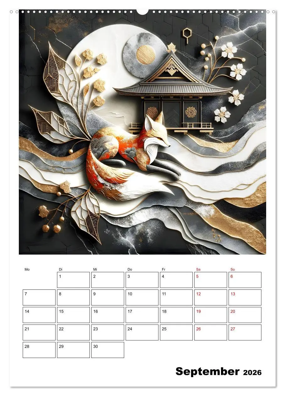 Bild: 9783457249819 | Tierische Mondlichtmagie (hochwertiger Premium Wandkalender 2026...