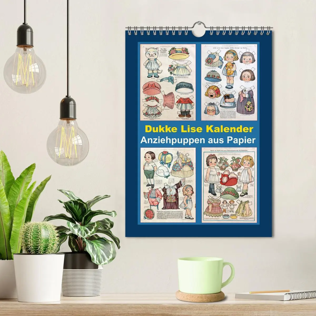 Bild: 9783516409819 | Dukke Lise Kalender - Anziehpuppen aus Papier (Wandkalender 2026...