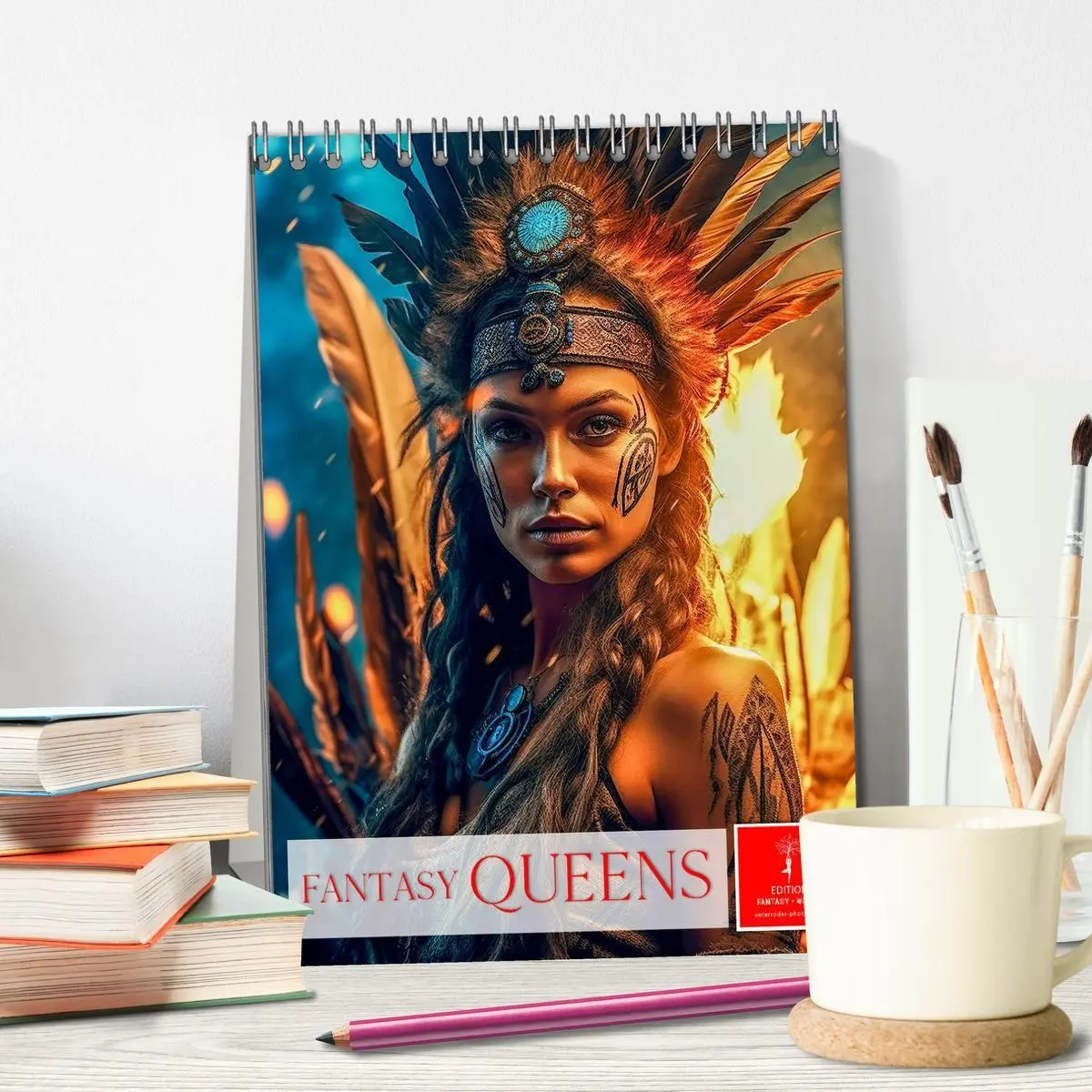 Bild: 9783569289819 | Fantasy Queens (Tischkalender 2027 DIN A5 hoch), CALVENDO...
