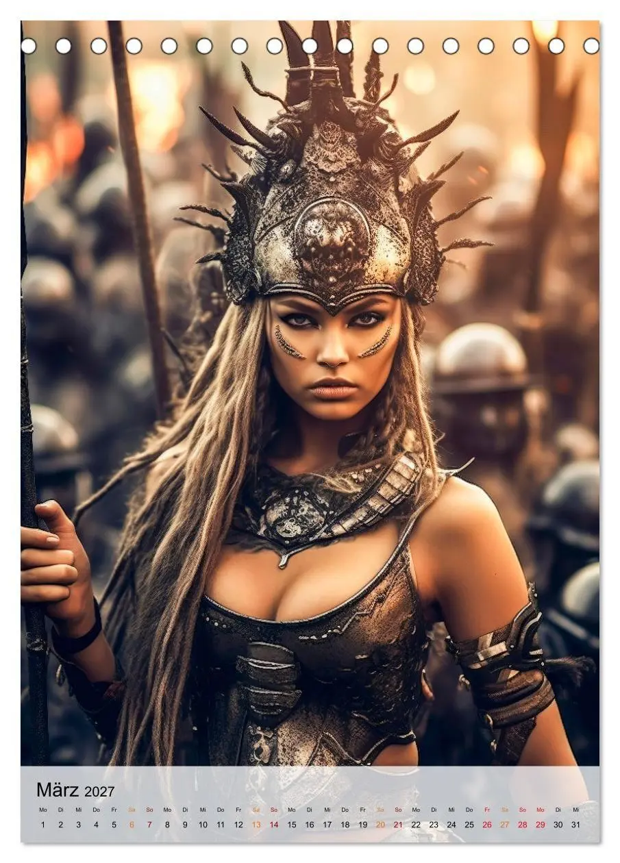 Bild: 9783569289819 | Fantasy Queens (Tischkalender 2027 DIN A5 hoch), CALVENDO...