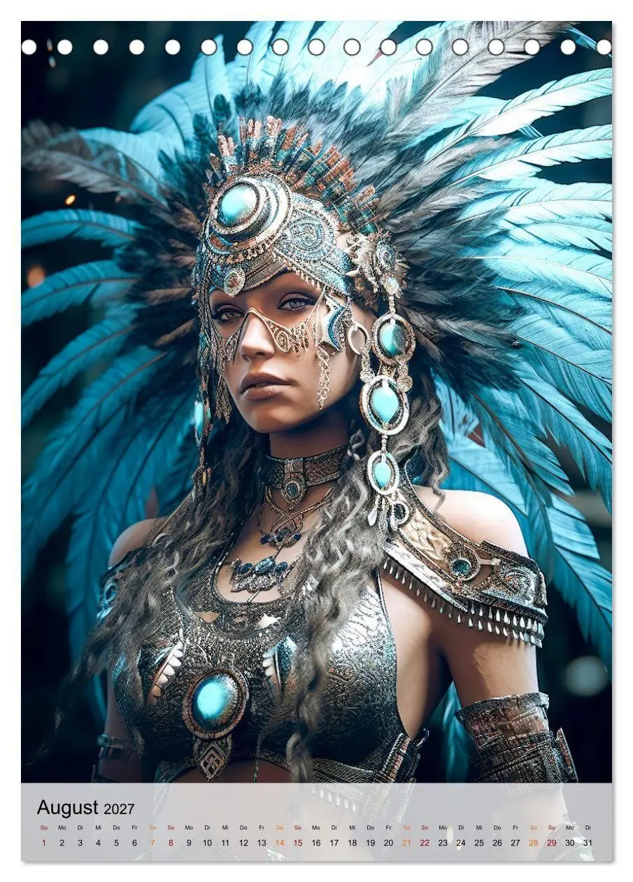 Bild: 9783569289819 | Fantasy Queens (Tischkalender 2027 DIN A5 hoch), CALVENDO...
