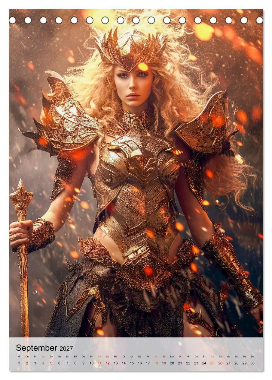 Bild: 9783569289819 | Fantasy Queens (Tischkalender 2027 DIN A5 hoch), CALVENDO...