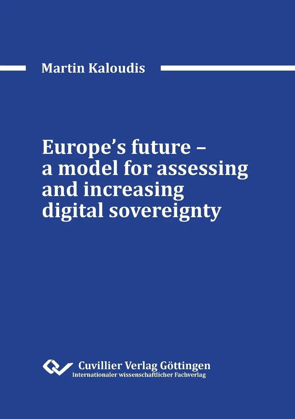 Cover: 9783736979819 | Europe's future - a model for assessing and increasing digital...