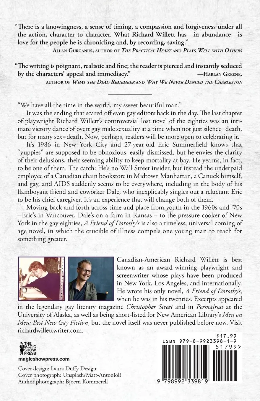 Rückseite: 9798992339819 | A Friend of Dorothy's | Richard Willett | Taschenbuch | Englisch