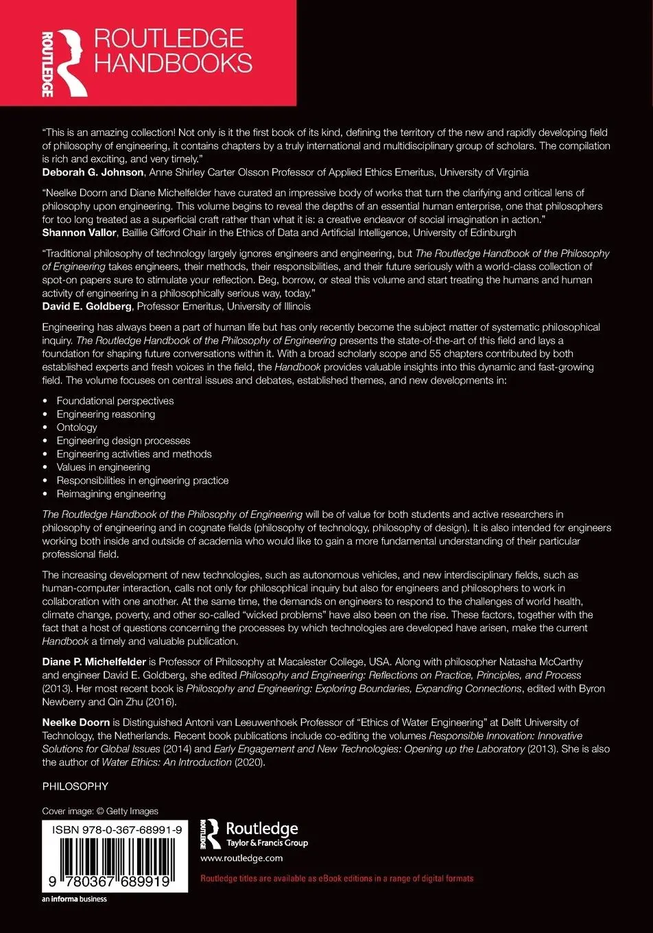 Rückseite: 9780367689919 | The Routledge Handbook of the Philosophy of Engineering | Taschenbuch