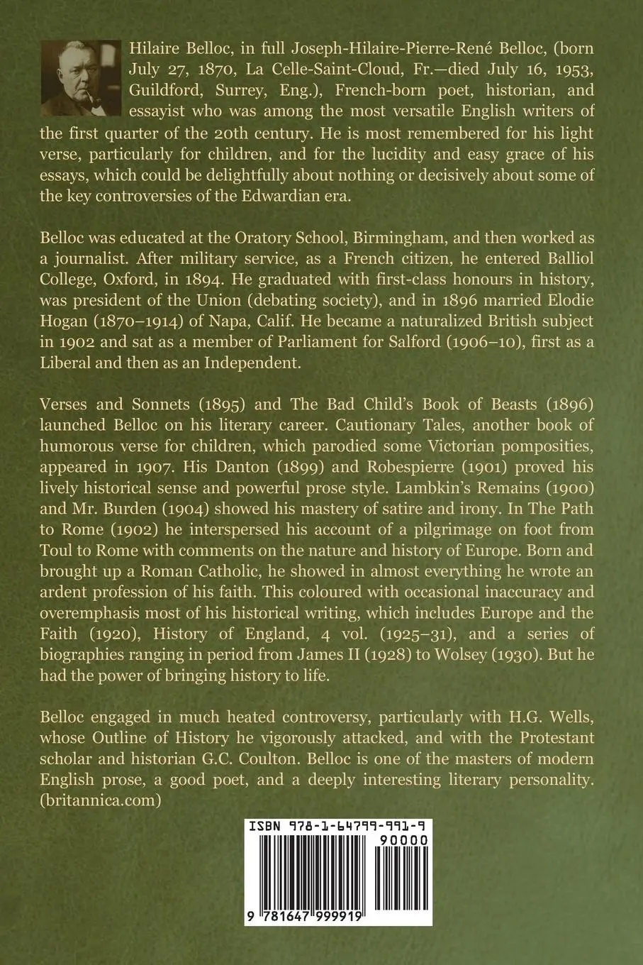Rückseite: 9781647999919 | The Jews | Hilaire Belloc | Taschenbuch | Kartoniert / Broschiert