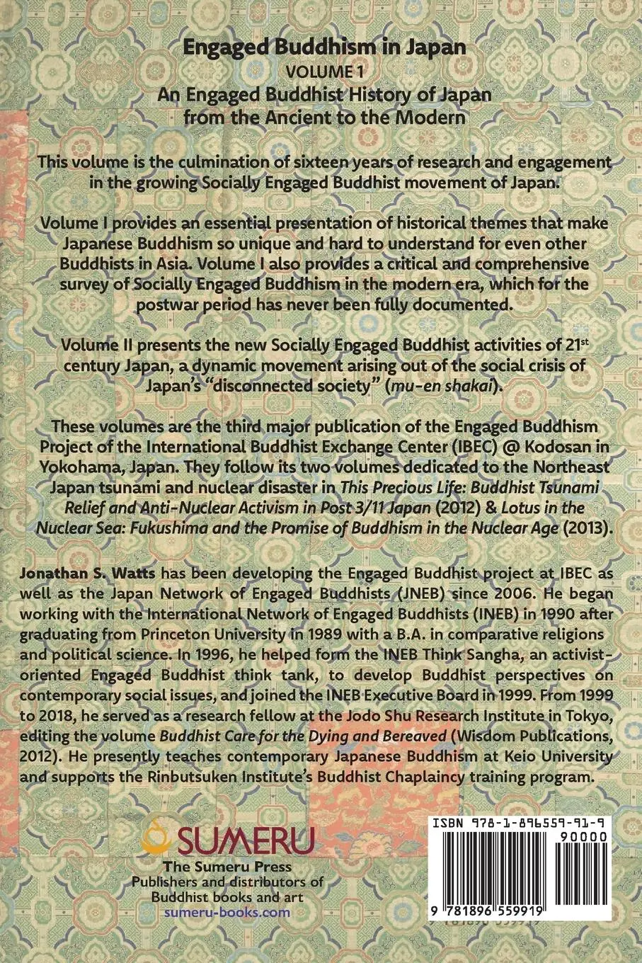 Rückseite: 9781896559919 | Engaged Buddhism in Japan, volume 1 | Jonathan S. Watts | Taschenbuch