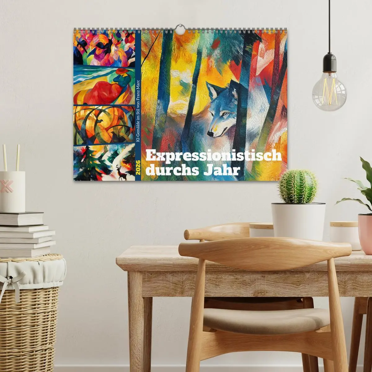 Bild: 9783457309919 | Expressionistisch durchs Jahr (Wandkalender 2026 DIN A3 quer),...