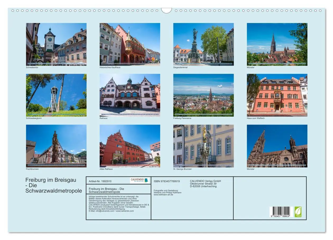 Bild: 9783457789919 | Freiburg im Breisgau - Die Schwarzwaldmetropole (Wandkalender 2026...