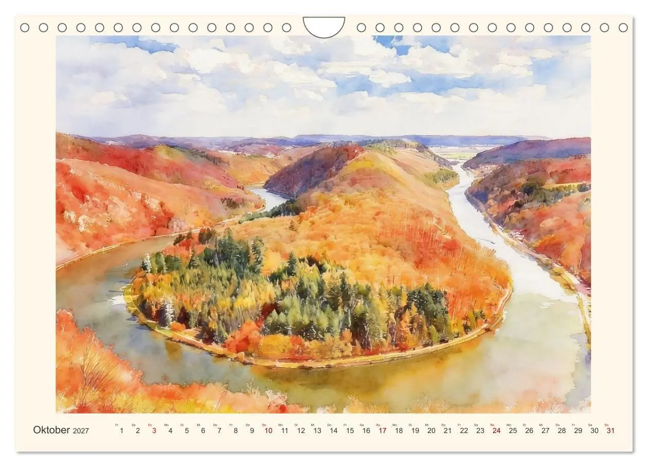 Bild: 9783594309919 | Charmantes Saarland (Wandkalender 2027 DIN A4 quer), CALVENDO...
