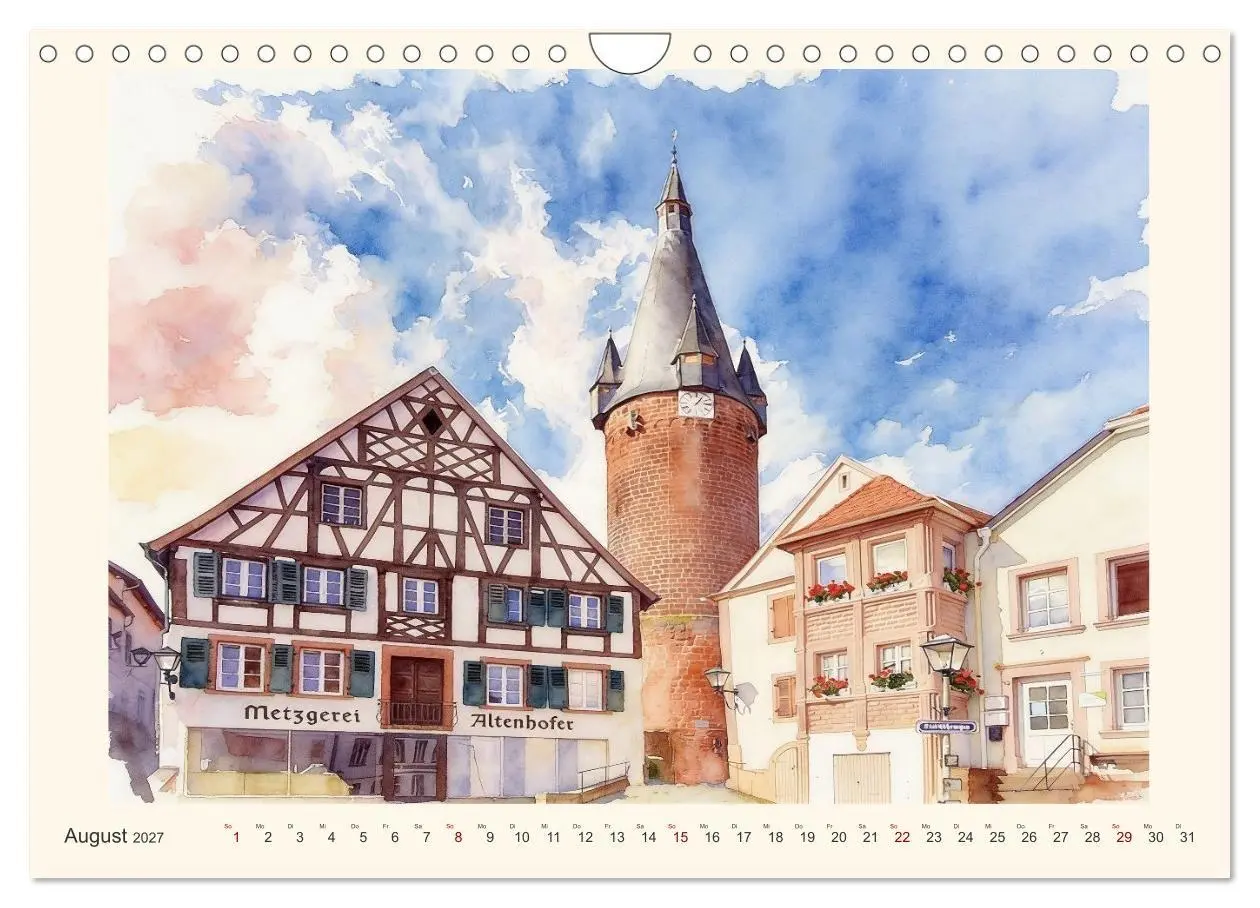 Bild: 9783594309919 | Charmantes Saarland (Wandkalender 2027 DIN A4 quer), CALVENDO...