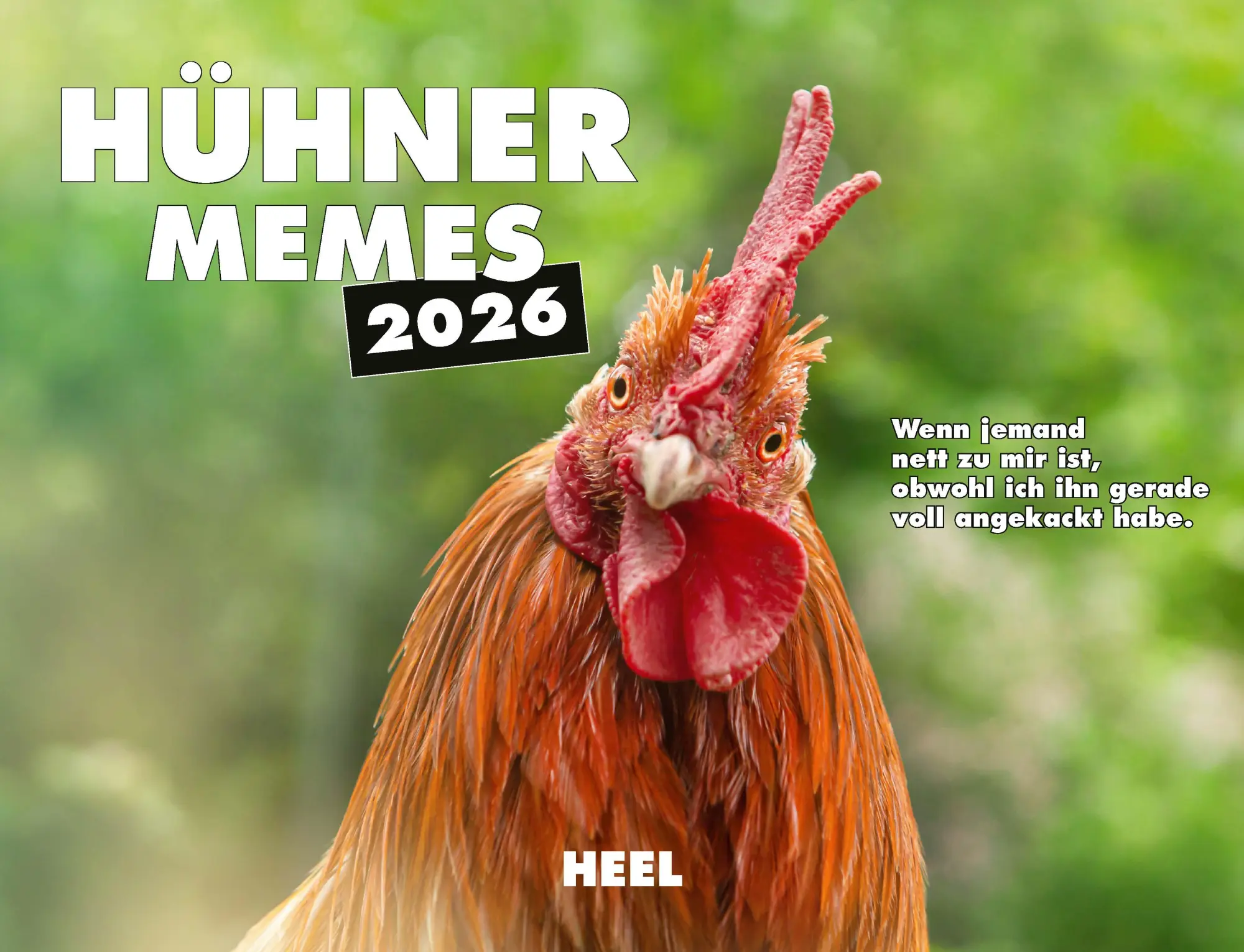 Cover: 9783966649919 | Kalender Hühner Memes 2026 Eintragkalender | Tierischer Hühner-Spaß