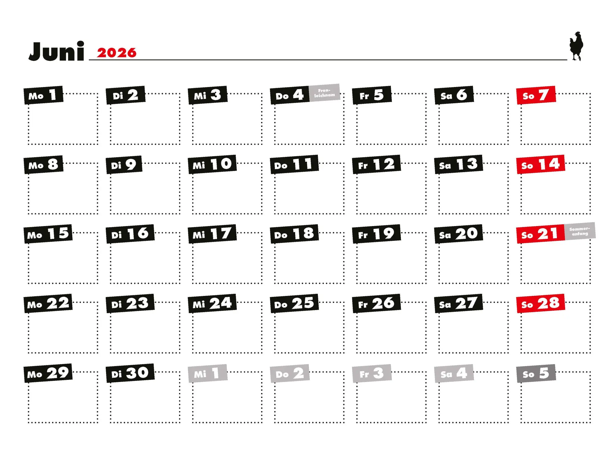 Bild: 9783966649919 | Kalender Hühner Memes 2026 Eintragkalender | Tierischer Hühner-Spaß