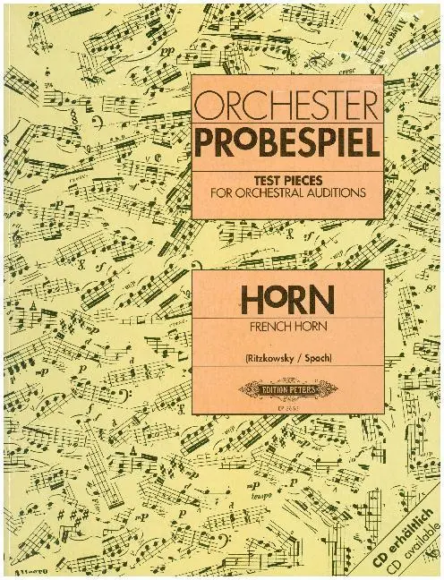 Cover: 9790014069919 | Test Pieces for Orchestral Auditions: French Horn | Ritzkowsky (u. a.)