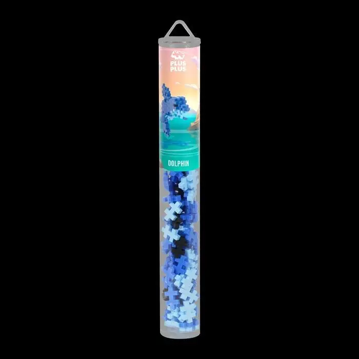 Bild: 5710409110020 | PLUS PLUS - 100 Kreativ Bausteine Delfin | Deutsch | 2025 | PLUS PLUS