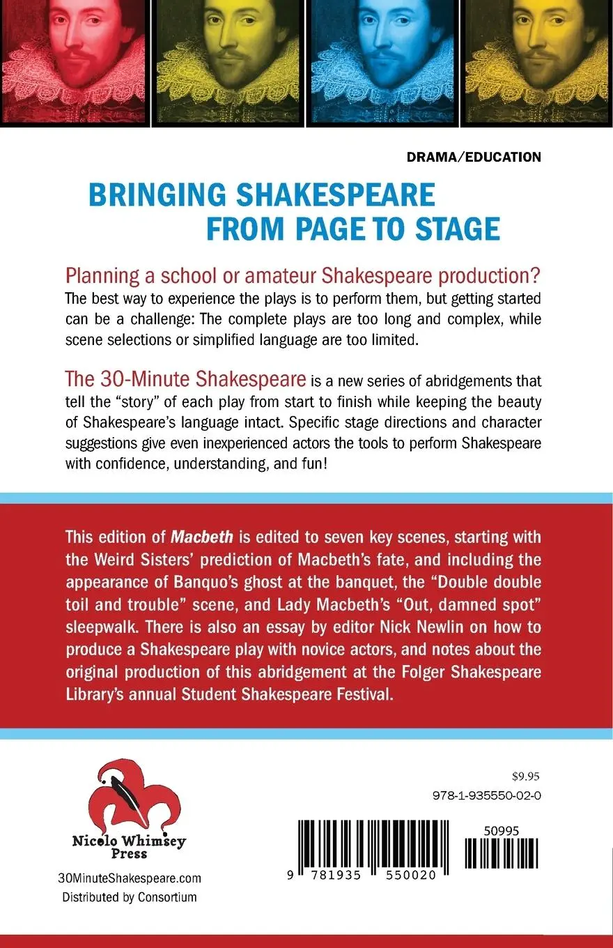 Rückseite: 9781935550020 | Macbeth | The 30-Minute Shakespeare | William Shakespeare | Buch