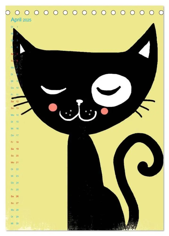 Bild: 9783457010020 | Tierische Motive von Little Miss Arty Illustrationen (Tischkalender...