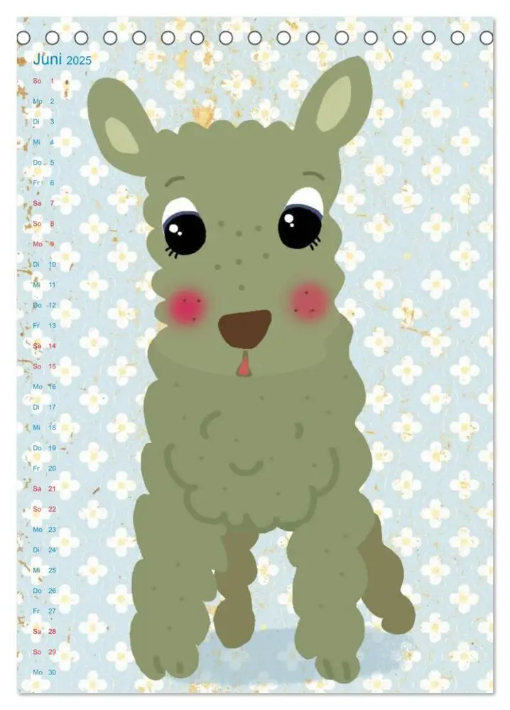 Bild: 9783457010020 | Tierische Motive von Little Miss Arty Illustrationen (Tischkalender...