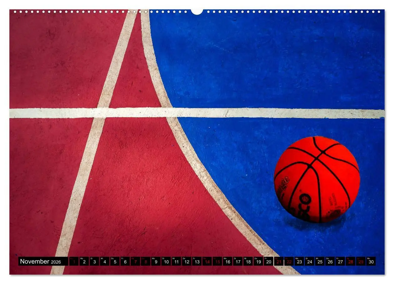 Bild: 9783457940020 | Basketball Action (Wandkalender 2026 DIN A2 quer), CALVENDO...