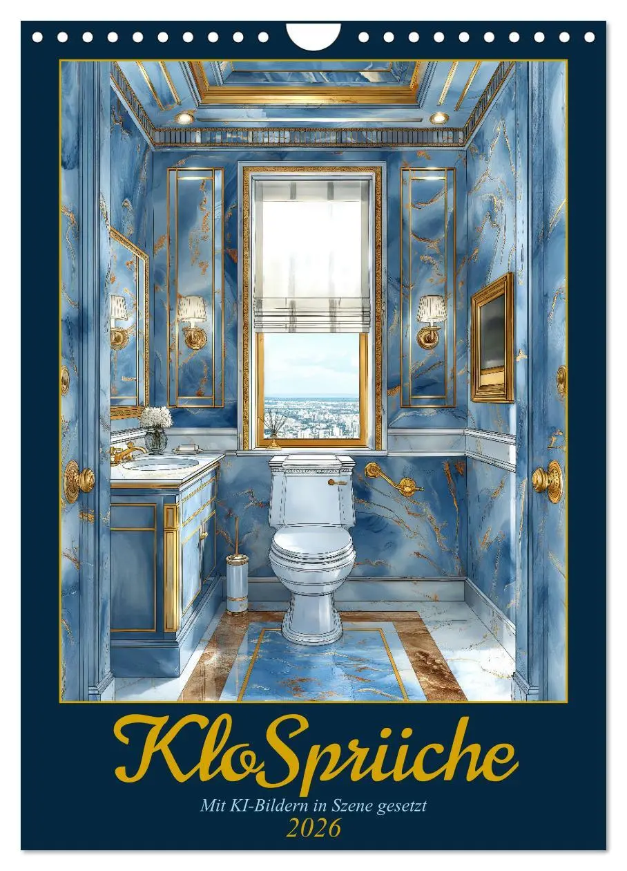 Cover: 9783516270020 | Klosprüche (Wandkalender 2026 DIN A4 hoch), CALVENDO Monatskalender