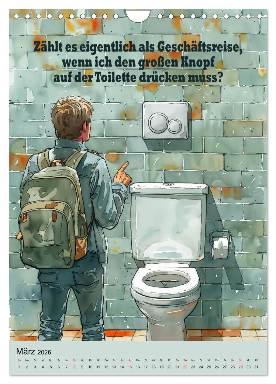 Bild: 9783516270020 | Klosprüche (Wandkalender 2026 DIN A4 hoch), CALVENDO Monatskalender