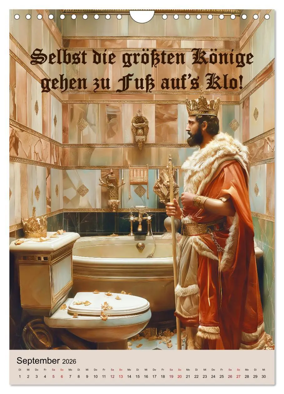 Bild: 9783516270020 | Klosprüche (Wandkalender 2026 DIN A4 hoch), CALVENDO Monatskalender