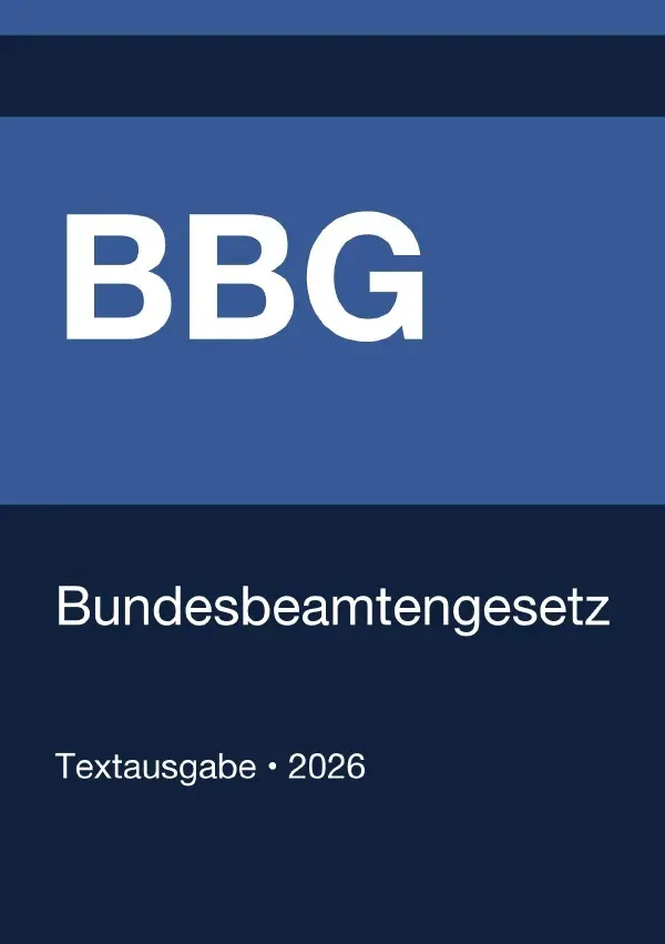 Cover: 9783565160020 | BBG - Bundesbeamtengesetz (Deutschland) 2026 | Gesetze24 Deutschland