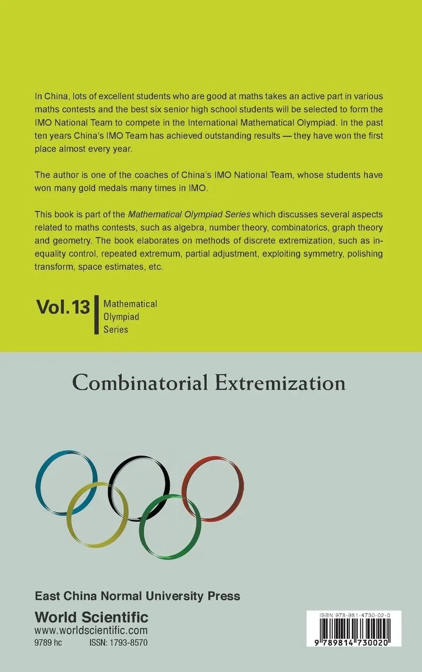 Rückseite: 9789814730020 | COMBINATORIAL EXTREMIZATION | Yuefeng Feng | Buch | Gebunden | 2016