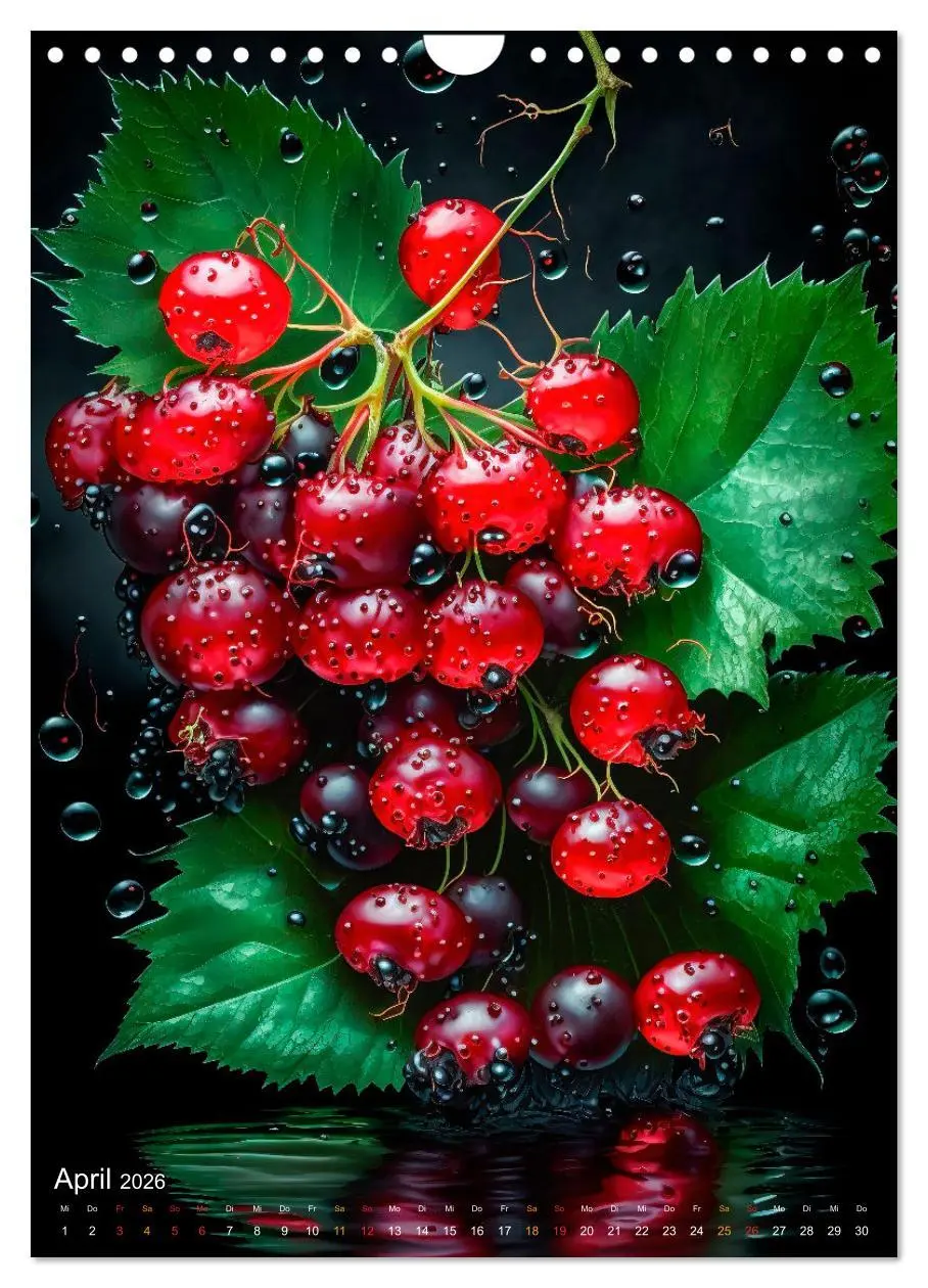 Bild: 9783516330120 | Coole Früchte (Wandkalender 2026 DIN A4 hoch), CALVENDO Monatskalender