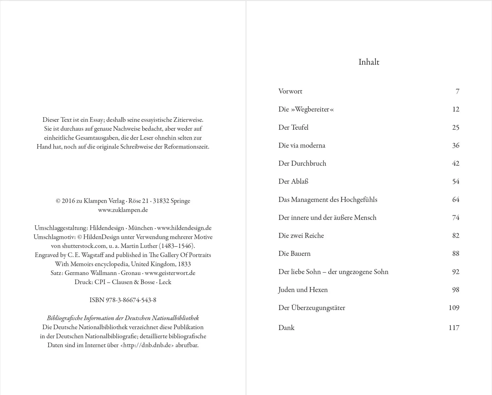 Bild: 9783987370120 | Luther - Steckbrief eines Überzeugungstäters | Christoph Türcke | Buch