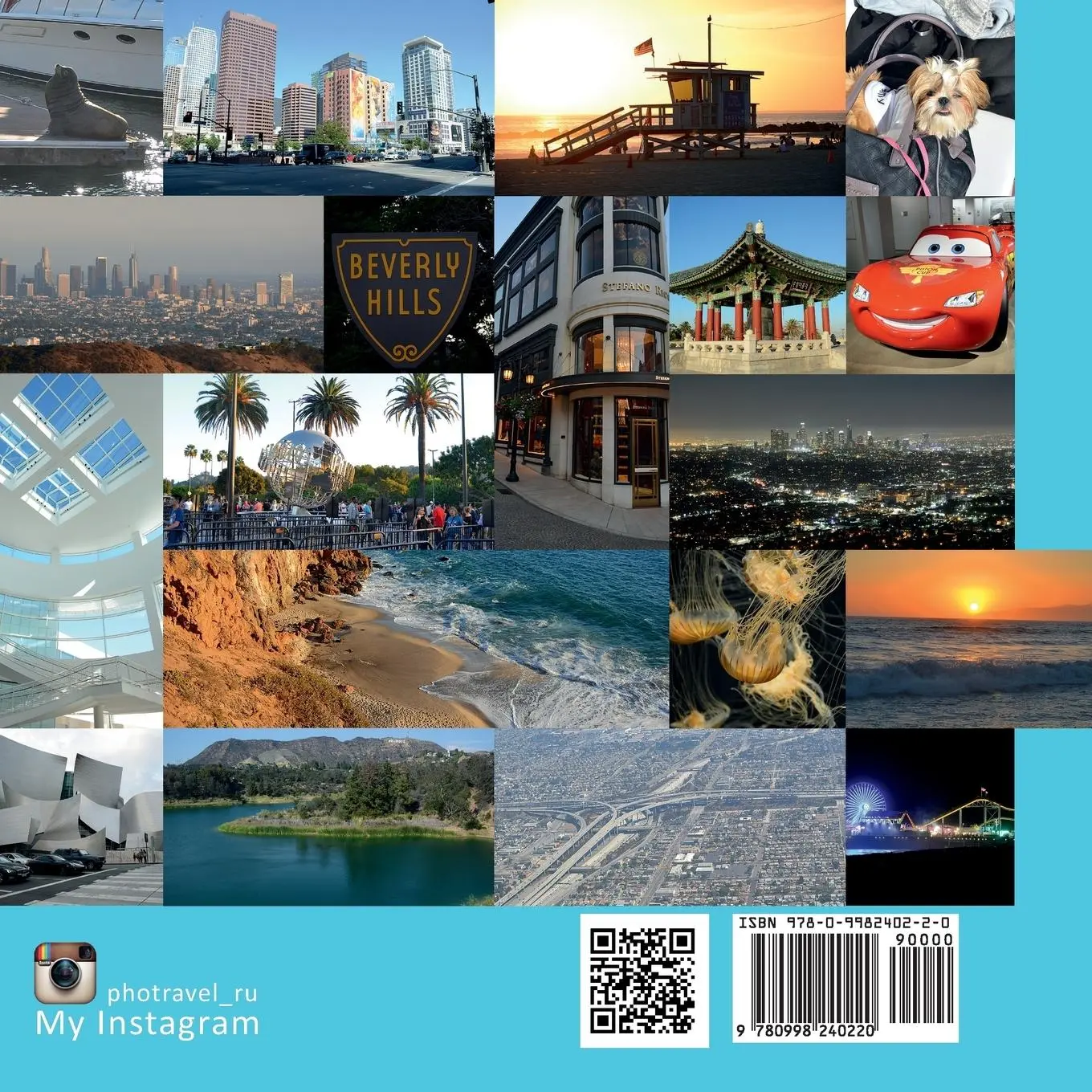 Rückseite: 9780998240220 | Los Angeles | A City of Fame: A Photo Travel Experience | Vlasov