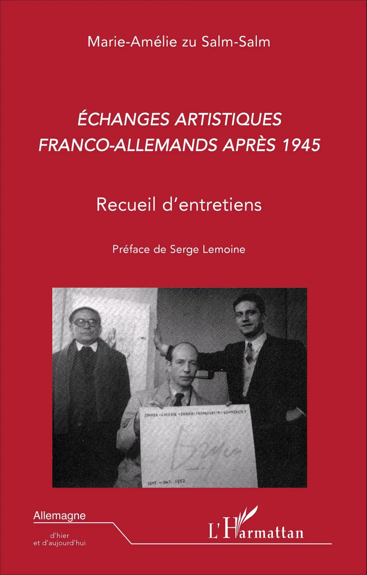 Cover: 9782296100220 | Echanges artistiques franco-allemands après 1945 | Salm | Taschenbuch