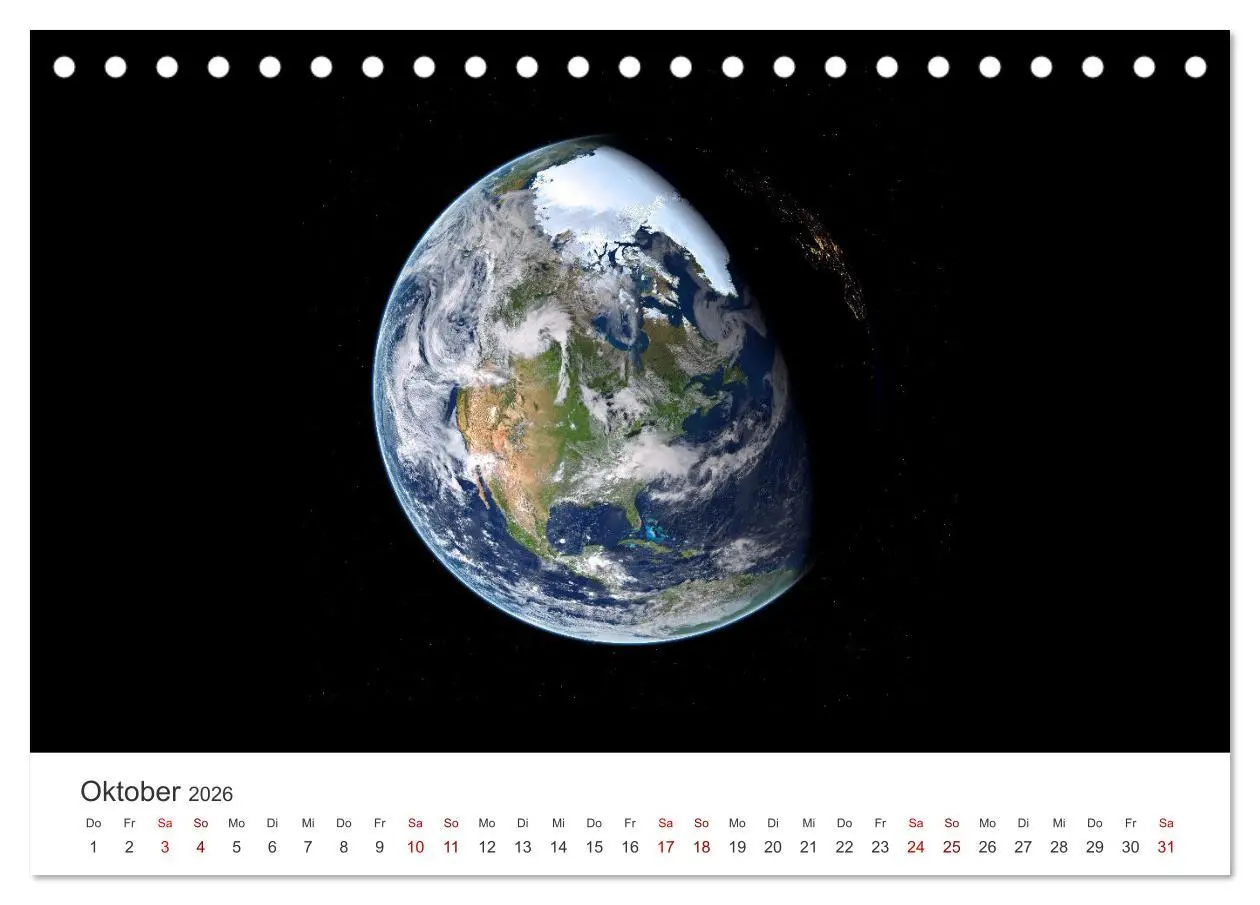 Bild: 9783457540220 | Planeten - Eine spektakuläre Reise ins All. (Tischkalender 2026 DIN...